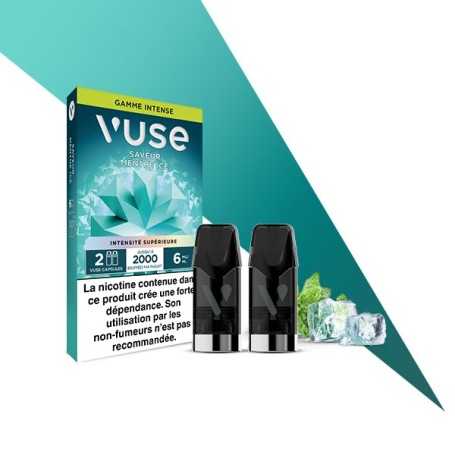 Menthe Ice 2 recharges Vuse à 5.49€ seulement – Offre promo, prix cassé, petit prix !