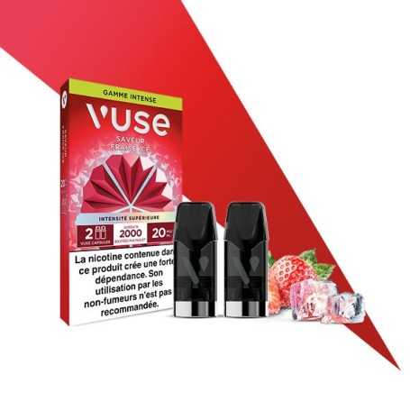 Fraise Ice 2 recharges Vuse à 5.49€ seulement – Offre promo, prix cassé, petit prix !